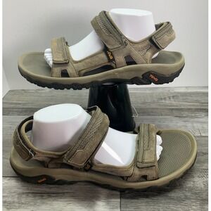 Teva Hudson 12 Brown Suede Sport Sandals Hiking Water Shoes 1002433